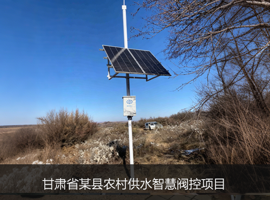 甘肃某县农村供水管网智慧阀控项目案例
